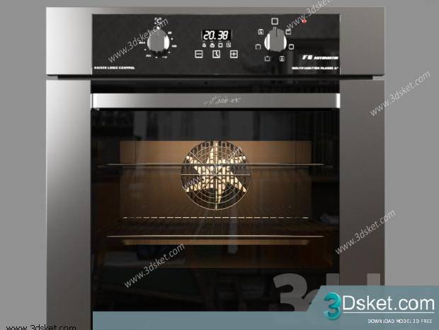 Free Download Kitchen Appliance 3D Model 041