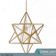Free Download Ceiling Light 3D Model Đèn Trần 063