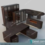 3D Model Office Furniture Free Download 025