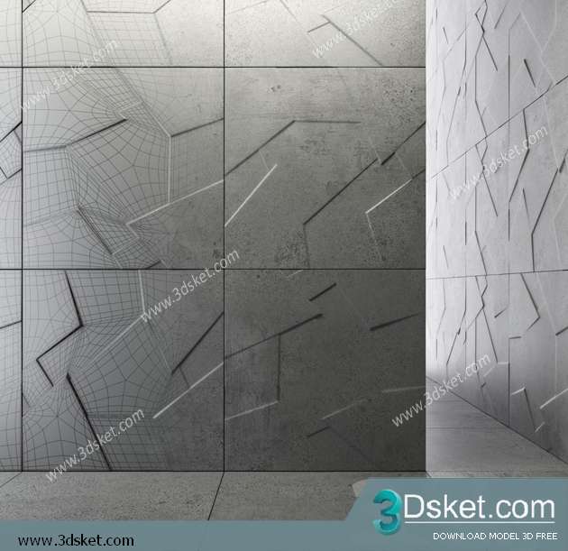 Free Download 3D Panel 3D Model 032