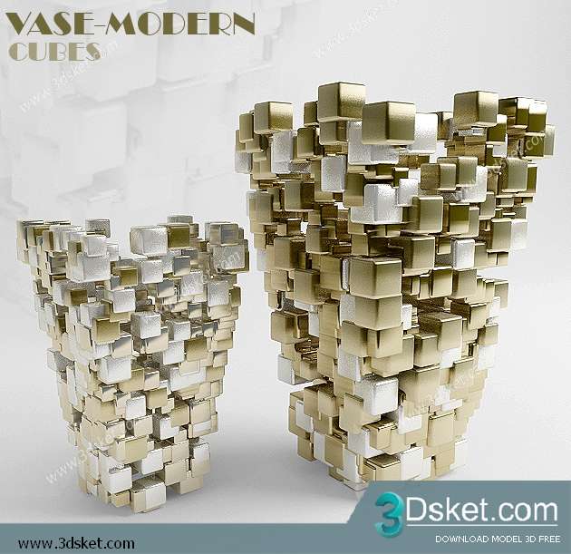 Free Download Vase 3D Model Chai Lọ 044