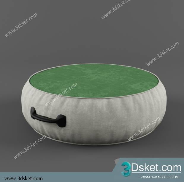 3D Model Other Soft Seating Free Download Ghế mềm 012