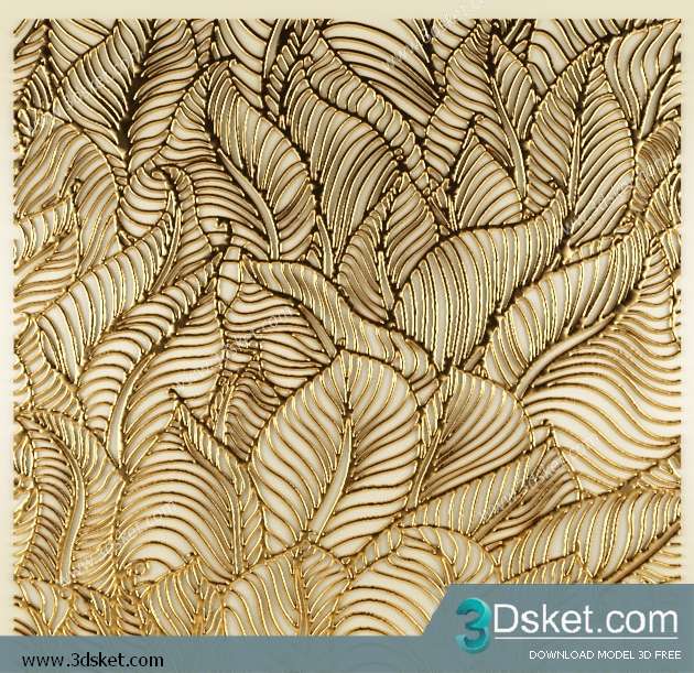 Free Download Decorative Plaster 3D Model 024