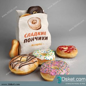 Free3D Download Food And Drinks 3D Model 047