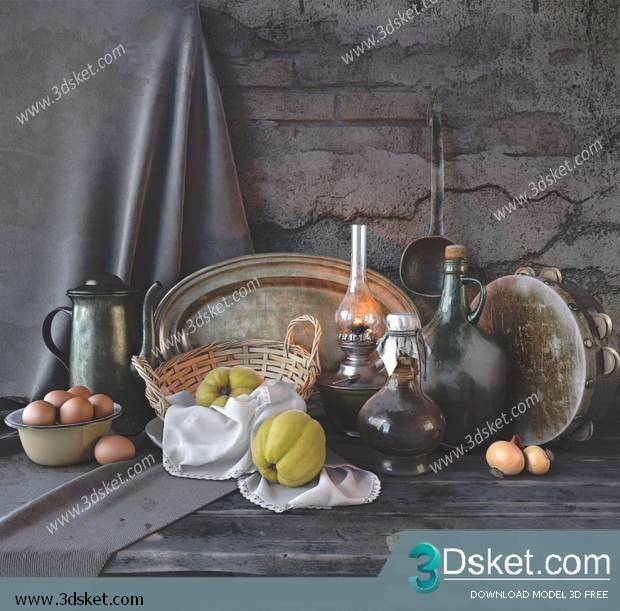 Free Download 3D Models Tableware Kitchen 073