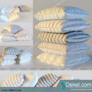 Free Download Pillows 3D Model 003 Gối