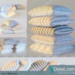 Free Download Pillows 3D Model 003 Gối