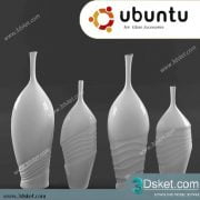 Free Download Vase 3D Model Chai Lọ 048