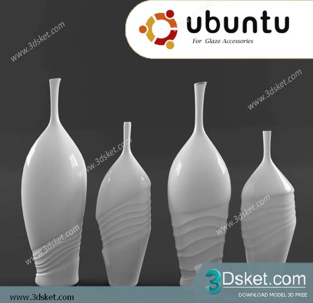 Free Download Vase 3D Model Chai Lọ 048