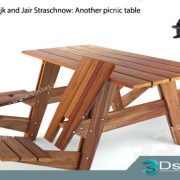 3D Model Table Chair Free Download Bàn ghế 023