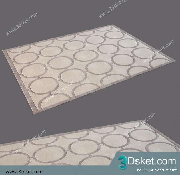 Free Download Carpets 3D Model Thảm 029
