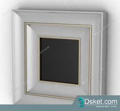 Free Download Mirror 3D Model Gương 013