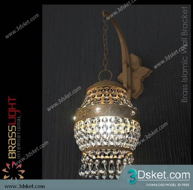 Free Download Ceiling Light 3D Model Đèn Trần 013