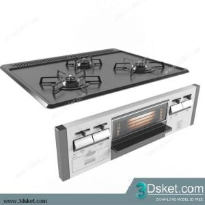 Free Download Kitchen Appliance 3D Model 045