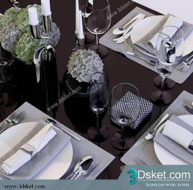 Free Download 3D Models Tableware Kitchen 077