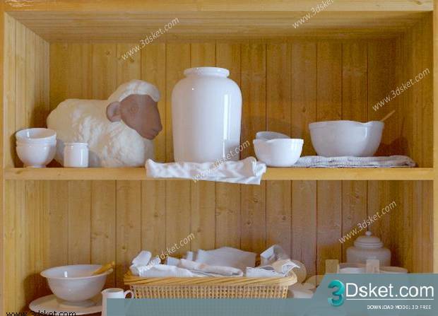 Free Download 3D Models Tableware Kitchen 080