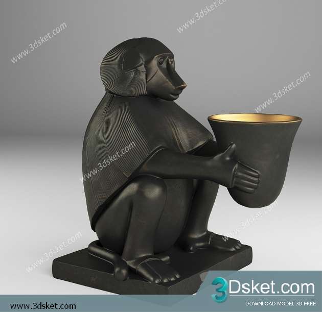 Free Download Sculpture 3D Model Điêu Khắc 007