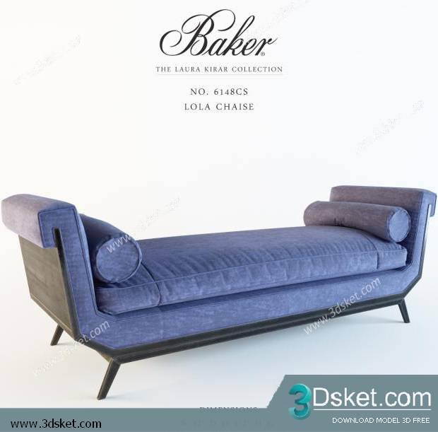 3D Model Other Soft Seating Free Download Ghế mềm 021