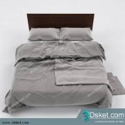 3D Model Bed Free Download Giường 100