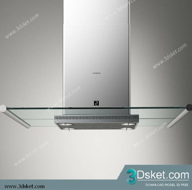 Free Download Kitchen Appliance 3D Model 048