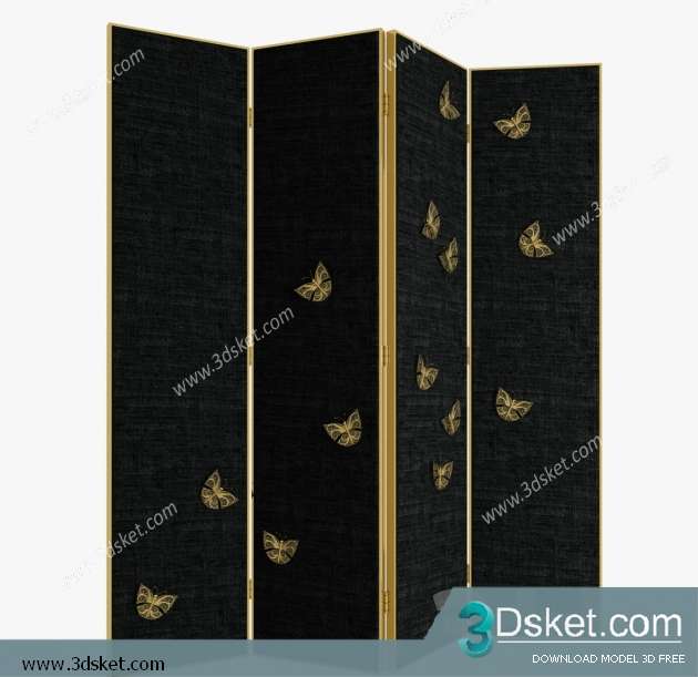 Free Download 3D Panel 3D Model 043