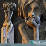 Free Download Sculpture 3D Model Điêu Khắc 040