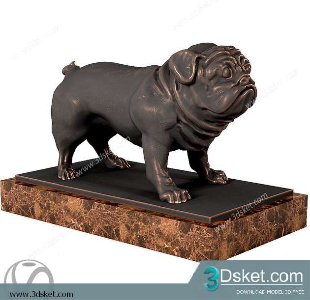 Free Download Sculpture 3D Model Điêu Khắc 041