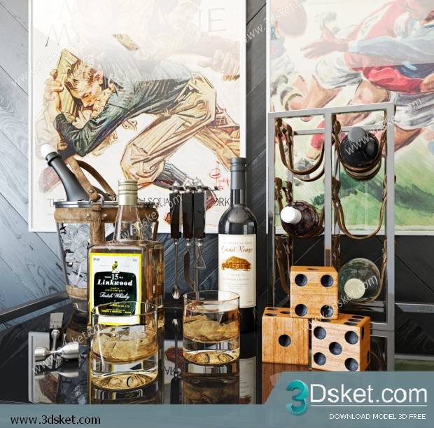 Free Download 3D Models Tableware Kitchen 083