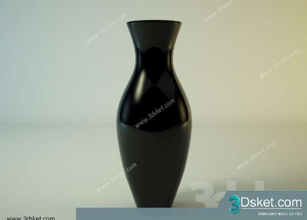 Free Download Vase 3D Model Chai Lọ 004