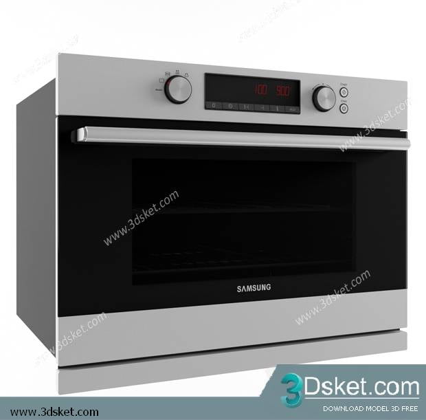 Free Download Kitchen Appliance 3D Model 005
