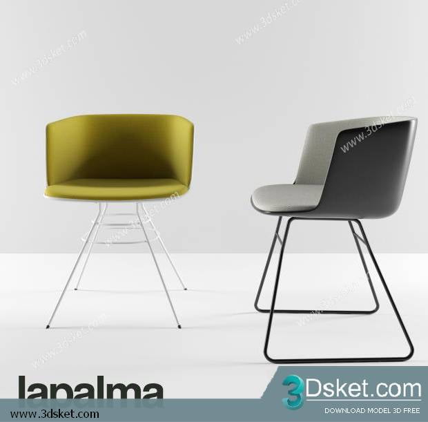 3D Model Arm Chair Free Download 015