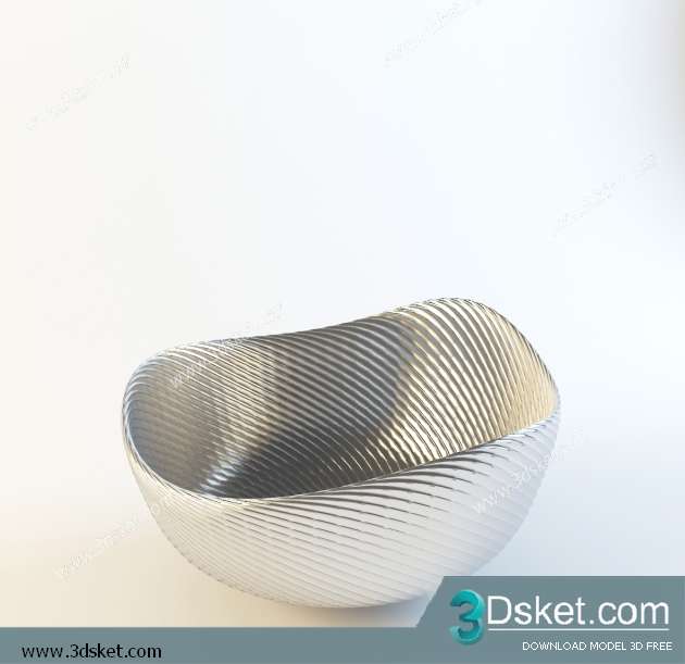 Free Download Vase 3D Model Chai Lọ 005