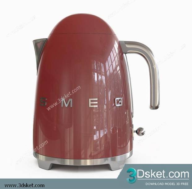 Free Download Kitchen Appliance 3D Model 049