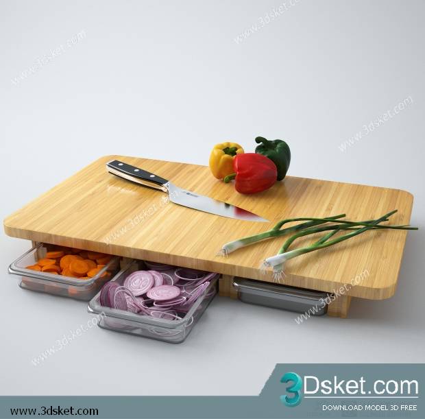 Free Download 3D Models Tableware Kitchen 085