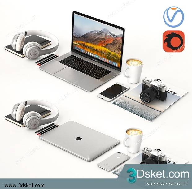 3D Model Office Furniture Free Download 029