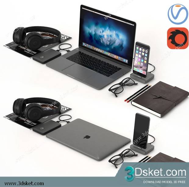 3D Model Office Furniture Free Download 030