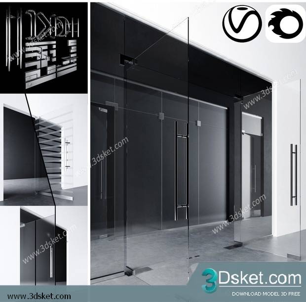 Free Download Shower 3D Model Tắm Đứng 019