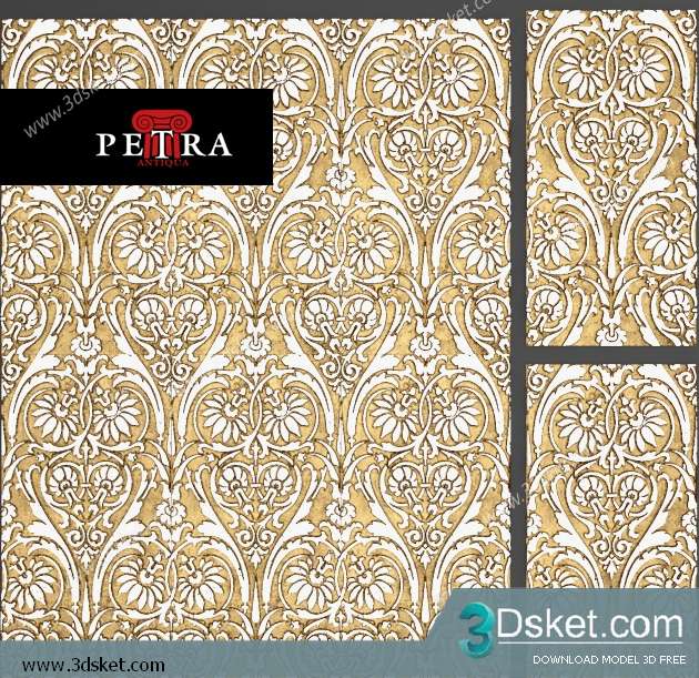 Free Download Decorative Plaster 3D Model 027
