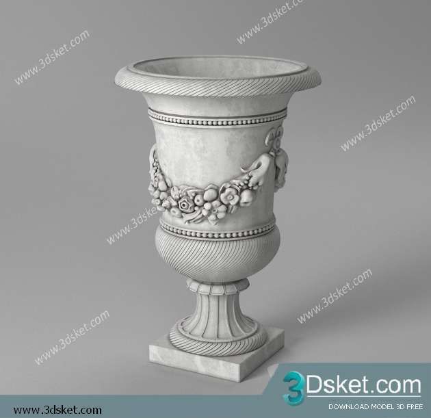 Free Download Sculpture 3D Model Điêu Khắc 047