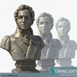 Free Download Sculpture 3D Model Điêu Khắc 048