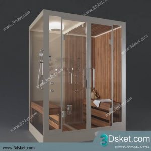 Free Download Shower 3D Model Tắm Đứng 022