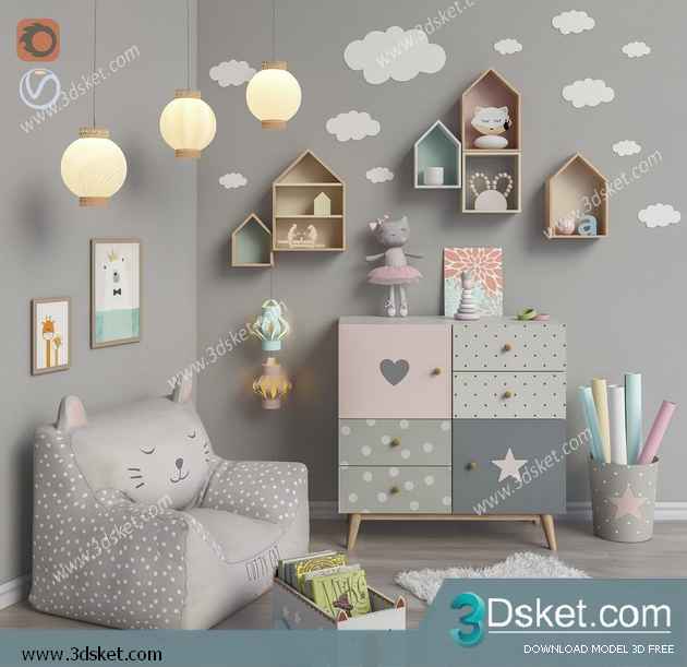 Free Download Miscellaneous 3D Model Tổng hợp 022