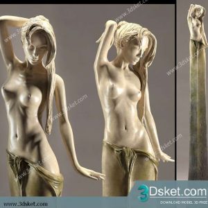 Free Download Sculpture 3D Model Điêu Khắc 049