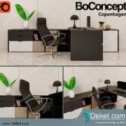 3D Model Office Furniture Free Download 034
