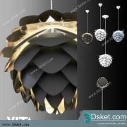 Free Download Ceiling Light 3D Model Đèn Trần 077