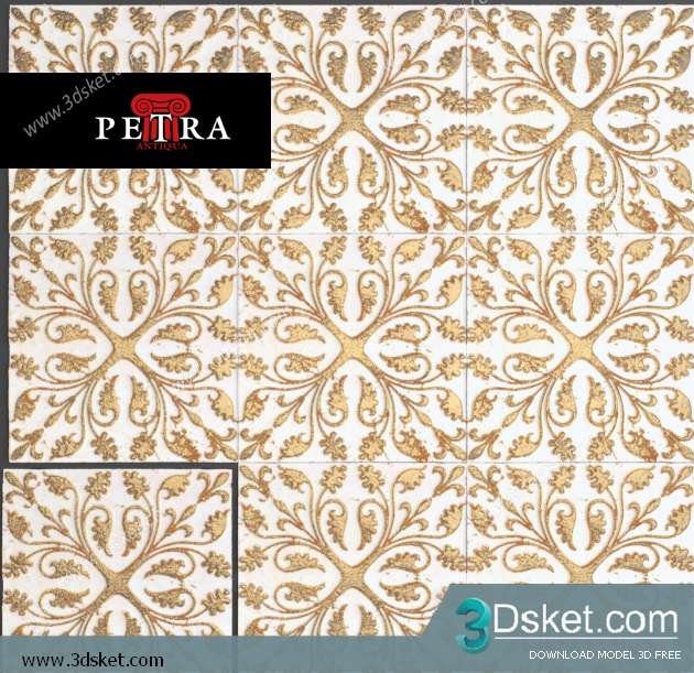 Free Download Decorative Plaster 3D Model 028