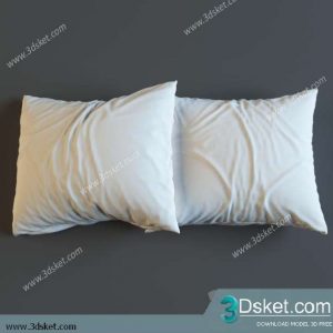 Free Download Pillows 3D Model 005 Gối