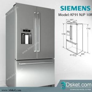 Free Download Kitchen Appliance 3D Model 051
