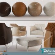 3D Model Arm Chair Free Download 045