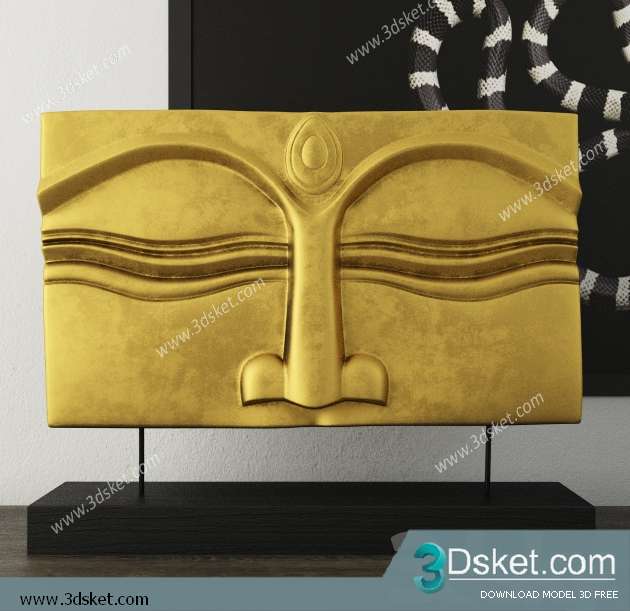Free Download Sculpture 3D Model Điêu Khắc 012